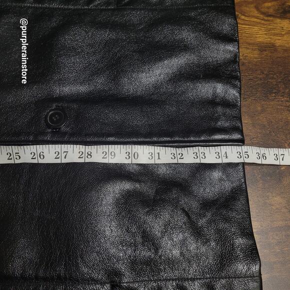 Vtg Wilsons M Julian Pebbled Leather Car Coat Blazer Coat Jacket 2X Y2K 90's - Picture 10 of 13